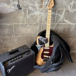Custom Built Guitar  With Amp 