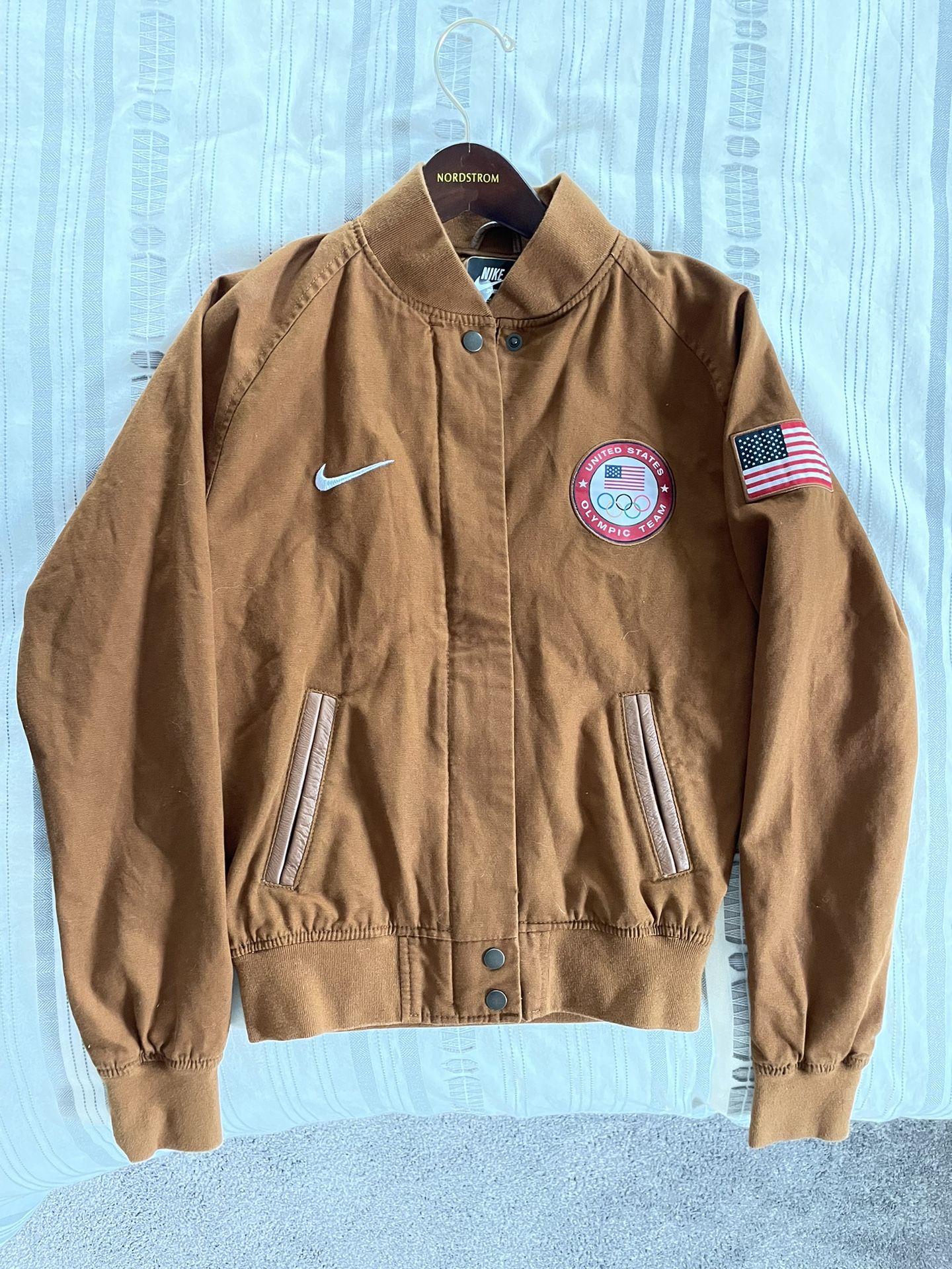 Nike America Canvas Bomber Jacket