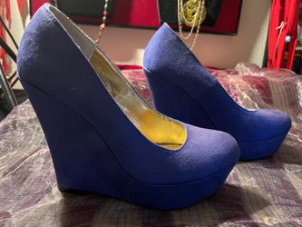 Purple Suede Heels 