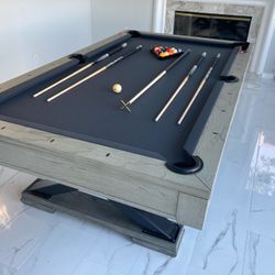 Pool Table ( Dining Top Avail ) Can Install New Billiard Tables 