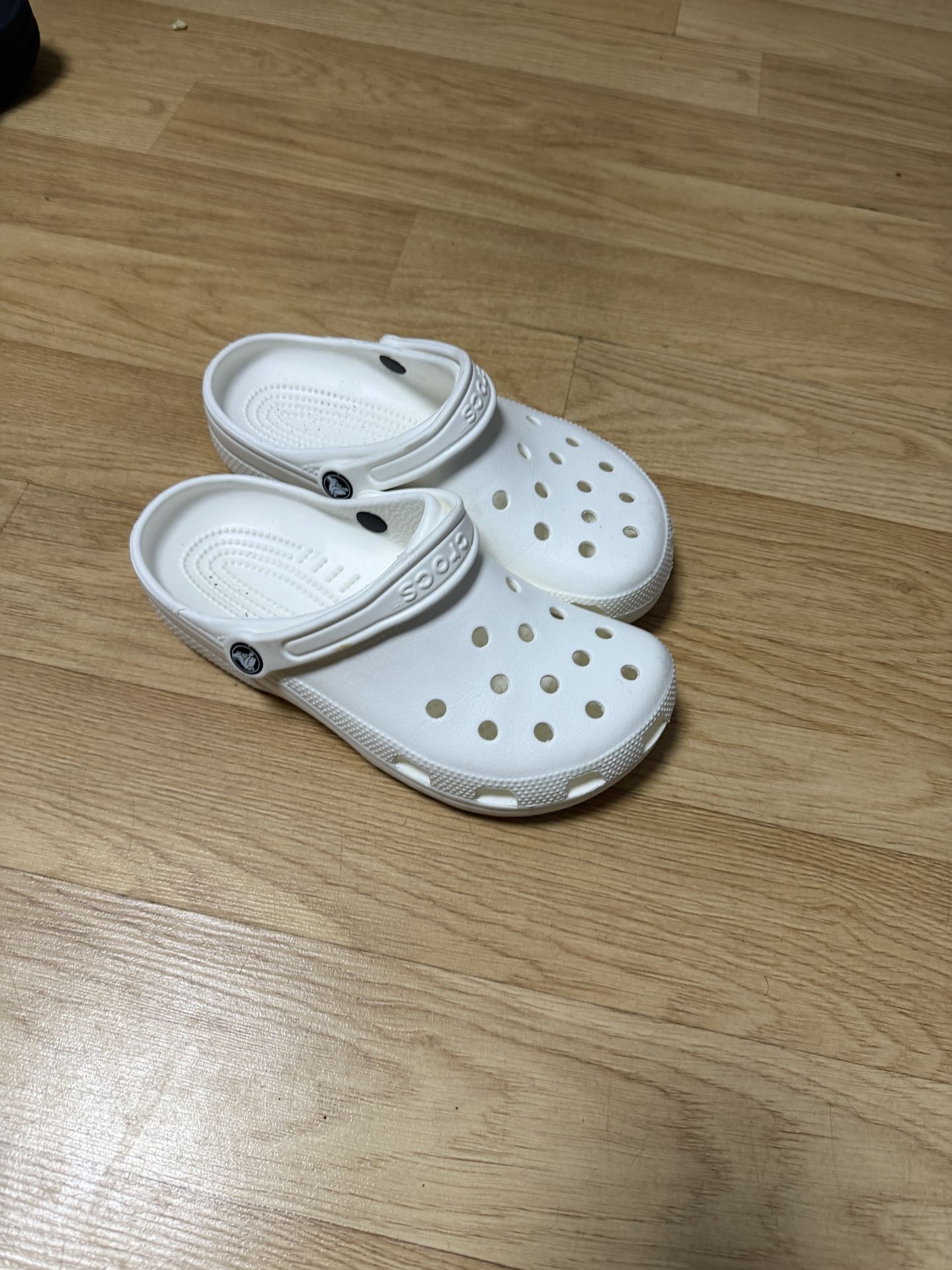 White Crocs