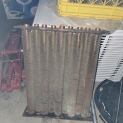 Heat Exchanger From Gas Pool Heater. Nice Project