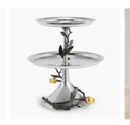 Pomegranate 2-Tier Etagere