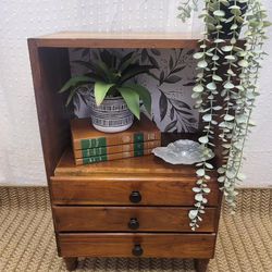 One Of A Kind VINTAGE Sidetable Nightstand For SALE 