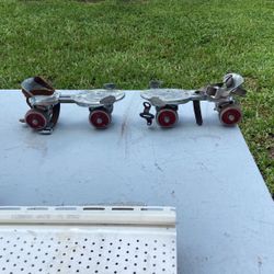 Old Skates With Key Chuck