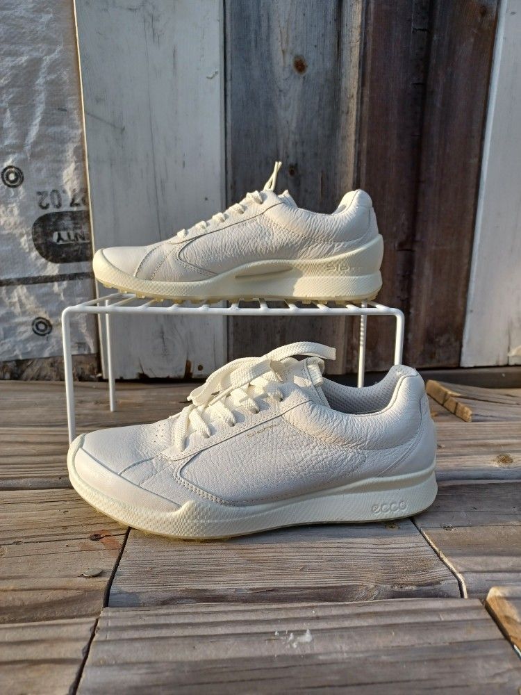 New ECCO White Biom Hybrid Women's Gold Shoes