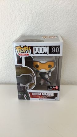 Funko pop! Doom marine white suit #90 GameStop exclusive vaulted