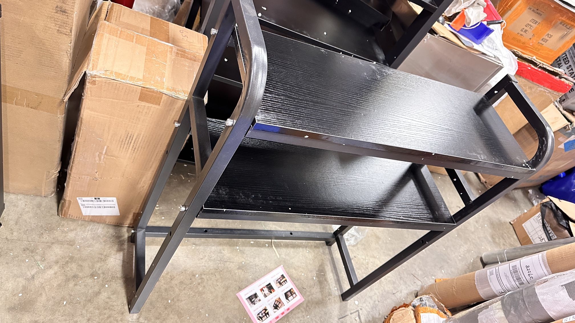 Desktop book shelf 29.5x9.5”  H 35”