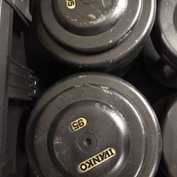 Ivanko Pro Dumbells 95LB PAIR $380