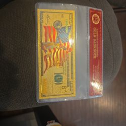 Kobe Bryant Gold Banknote