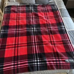 Red Plaid Blanket 