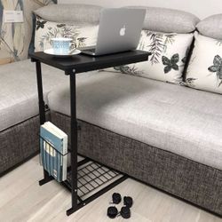 Mobile Couch /Bed Desk With Storage