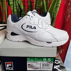 Fila Tri Runner 1CM00882 125 Mens White Leather Athletic Running Shoes 9.5 M USA for Sale in Los Angeles CA OfferUp