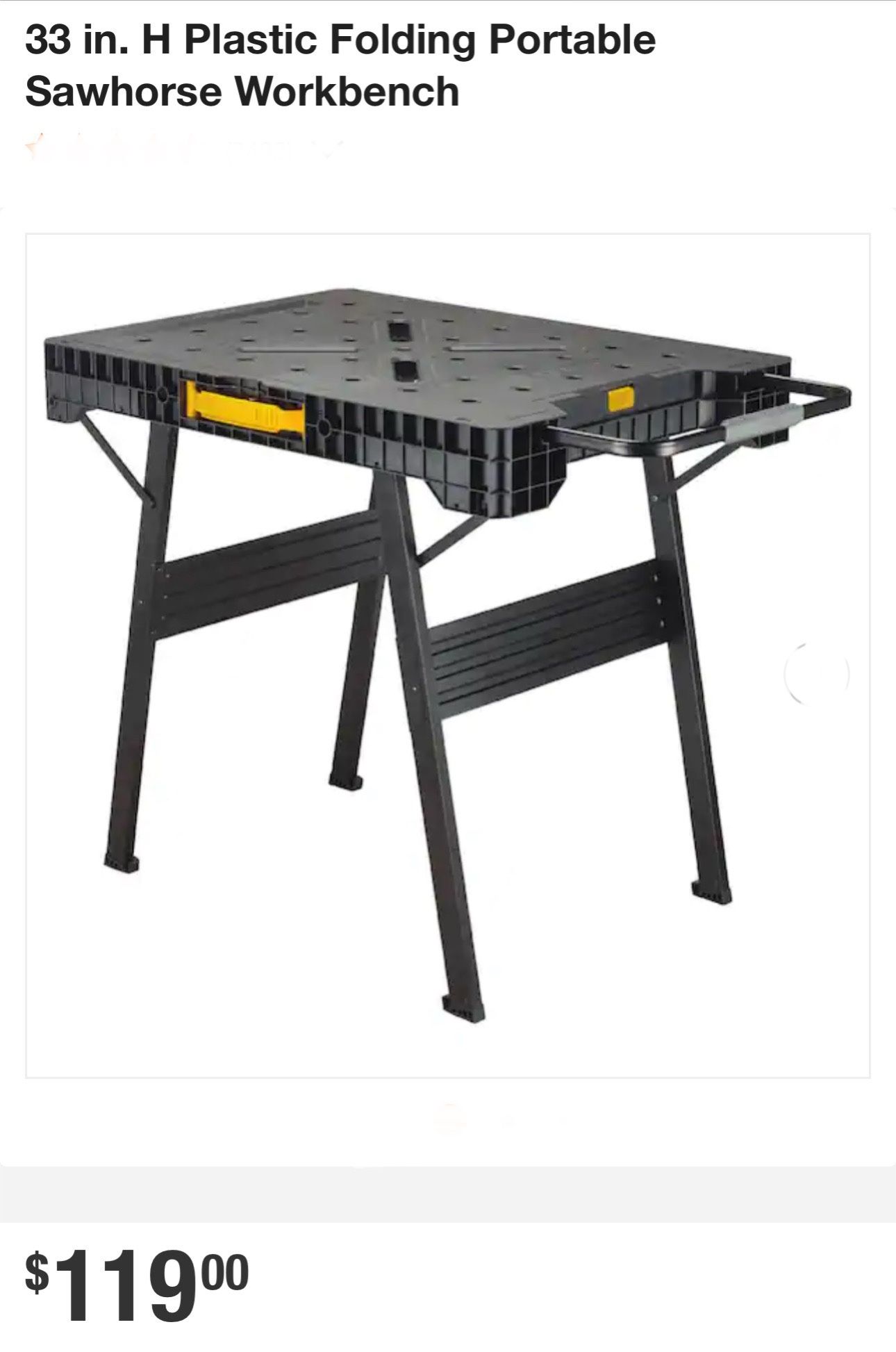 DeWalt Work Bench - Brand New Condition -