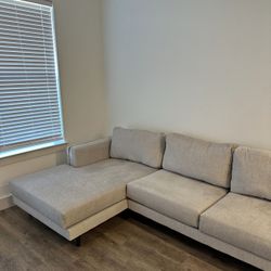 Gray Sofa Chaise 