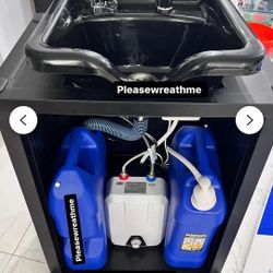 Non-Plumbing Portable Shampoo Wash Unit