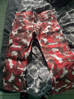 Activity Los Angeles Stripper Camo Jeans 38