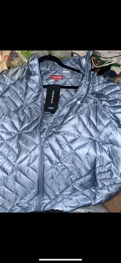 SZ XL SUPREME SPELL-OUT QUILTED LIGHTWEIGHT DOWN JACKET for Sale