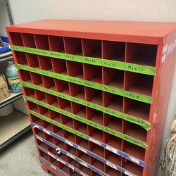 Wurth 72 slot bolt bin storage