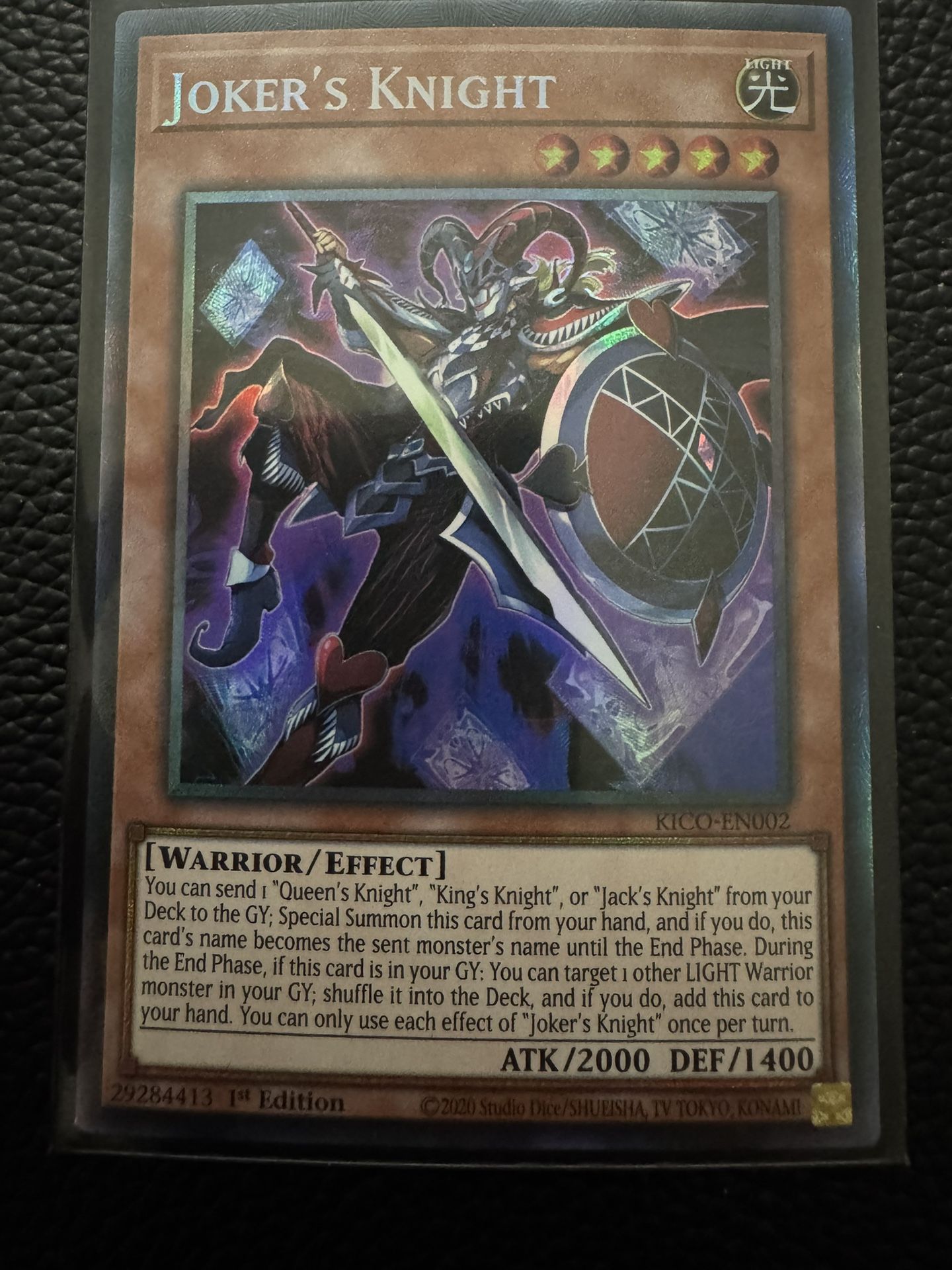 Yu-Gi-Oh! Jokers Knight Collectors Rare