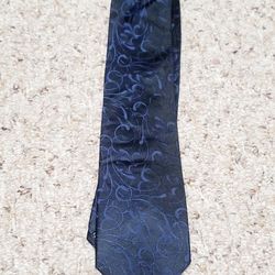 Men's Alfani Navy Swirl Silk Tie