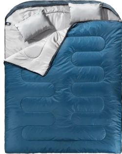 Double sleeping bag MEREZA BLUE