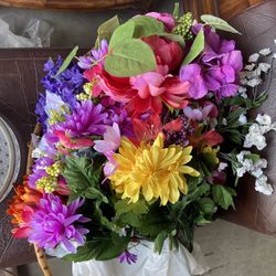 Bouquet Of Plastic Flowers 
