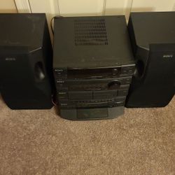 Used stereo shelf system