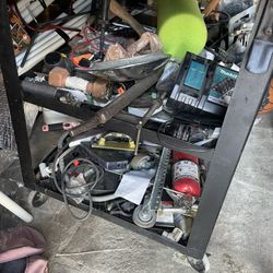 Heavy Duty Metal Tool Cart
