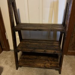 Farmhouse rustic display and shelving