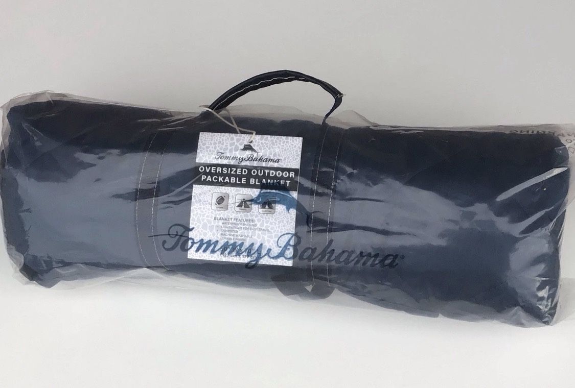 Tommy Bahama Outdoor Packable Blanket 50 X 70 Island Beach Travel Sport Travel