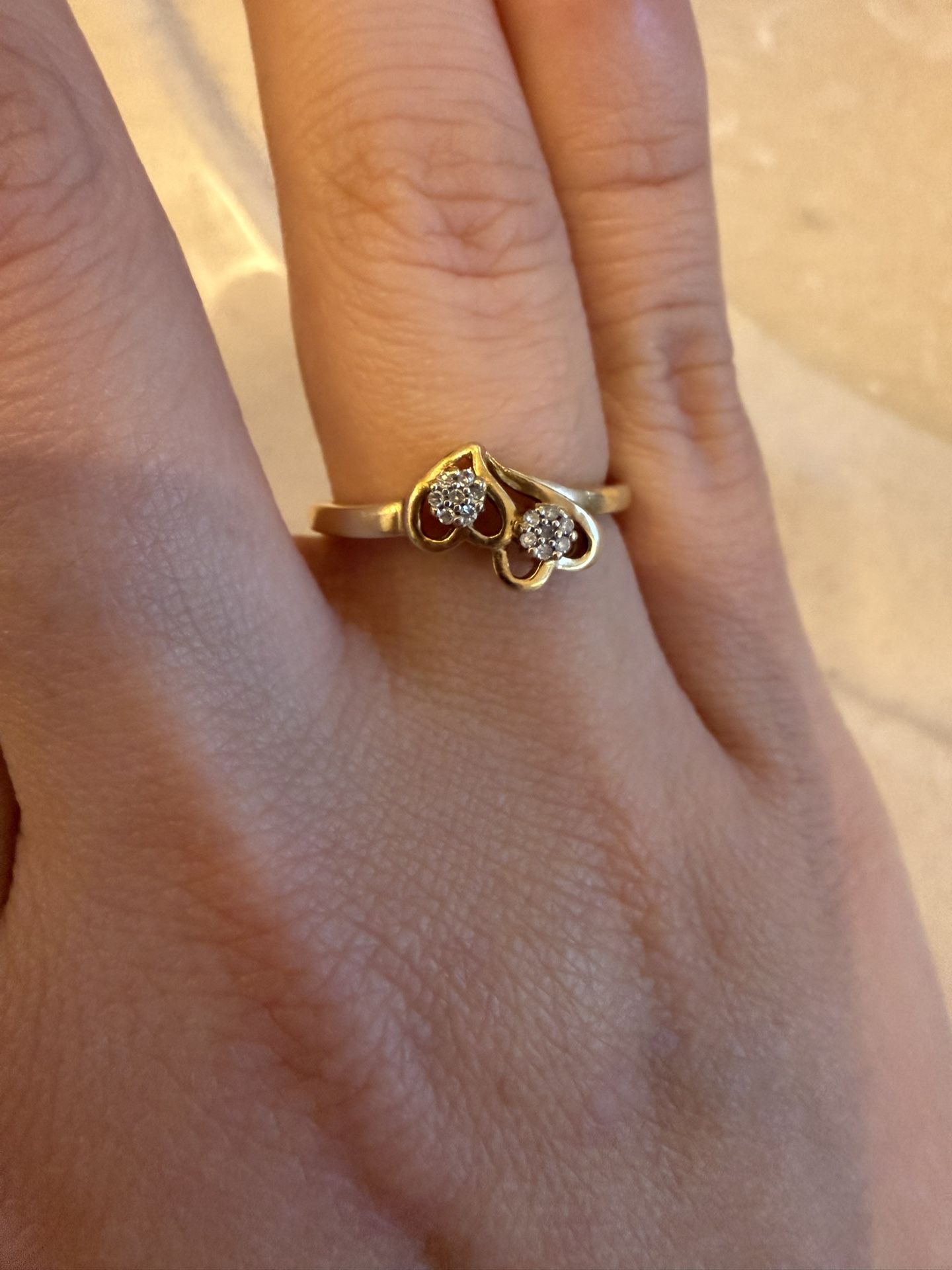 Zales Heart ring 10k Gold