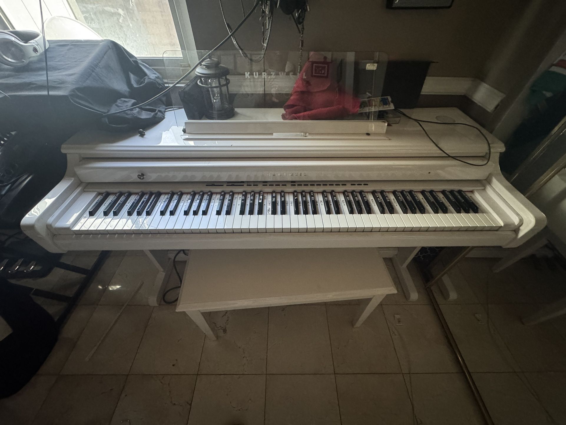 Kurtzweil Mark V White Upright