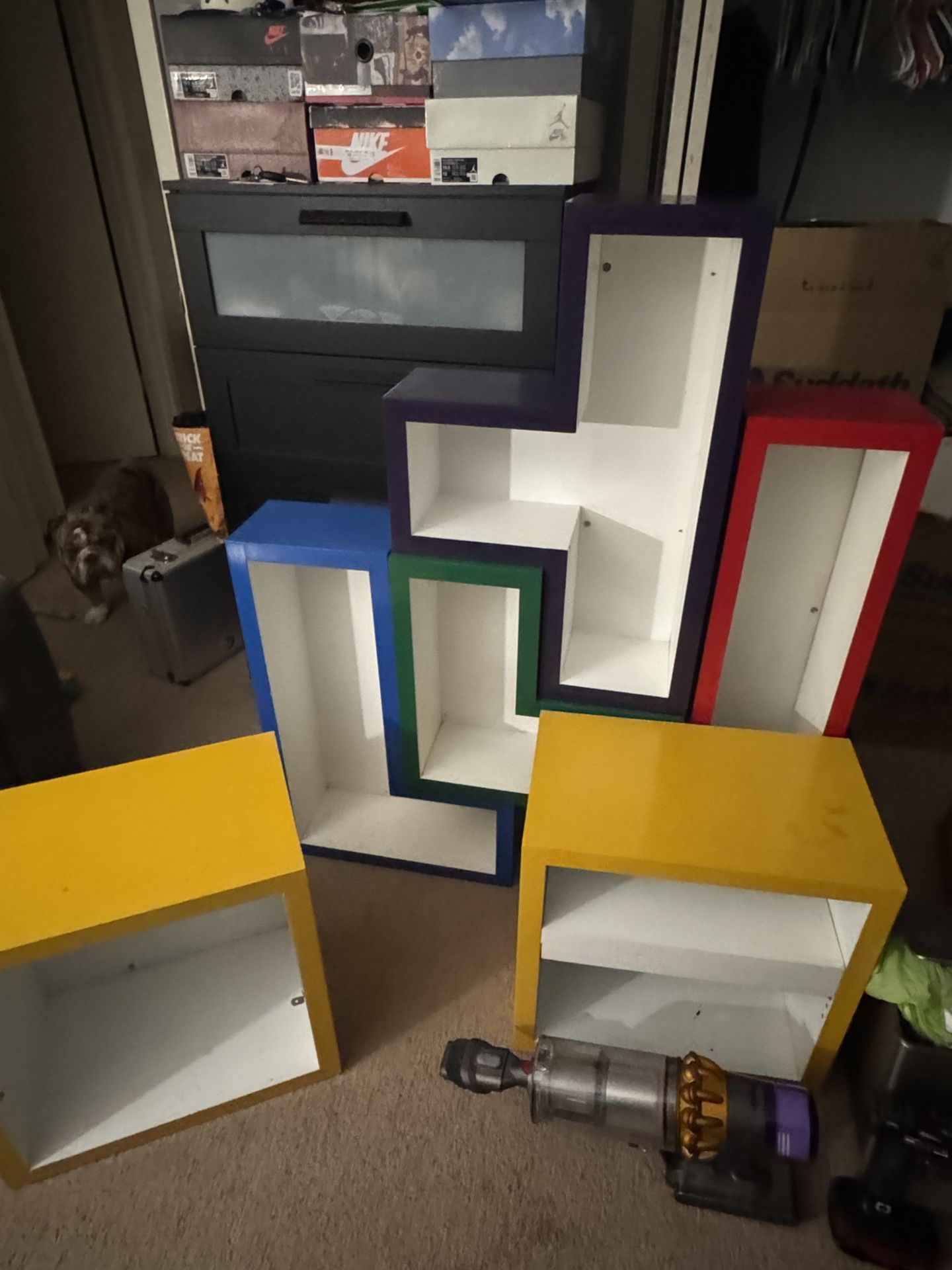 Custom Tetris Shelves