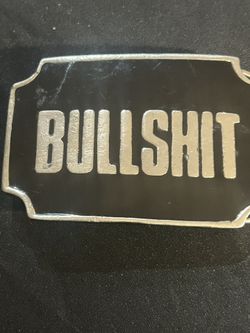 RARE!!! VINTAGE RETRO  TWO TONE BELT BUCKLE 