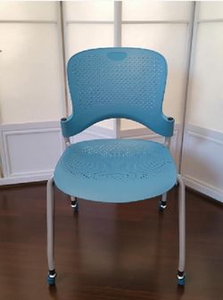 Teal Caper Stacking Chair (Herman Miller)
