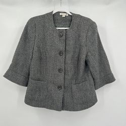 Women's Cold Water Creek Wool Blend Jacket Sz 14