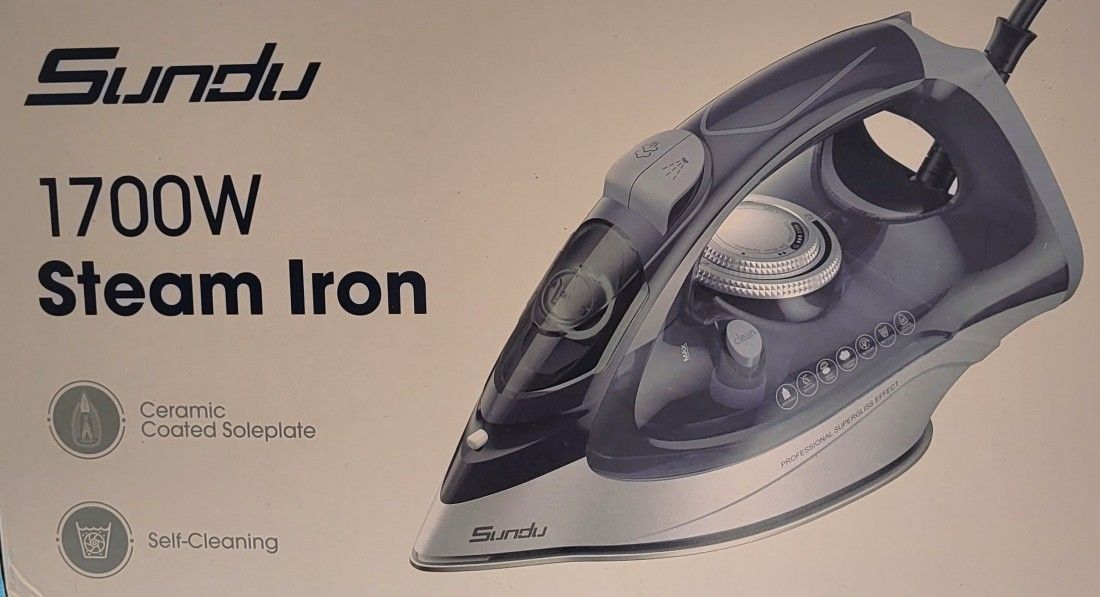 Sunday 1700W Steam Iron  - (Others sell for $85)