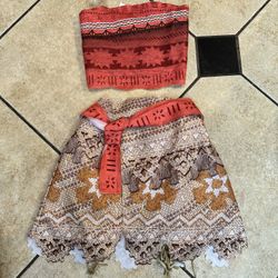 Moana Size 4-6 Girls 