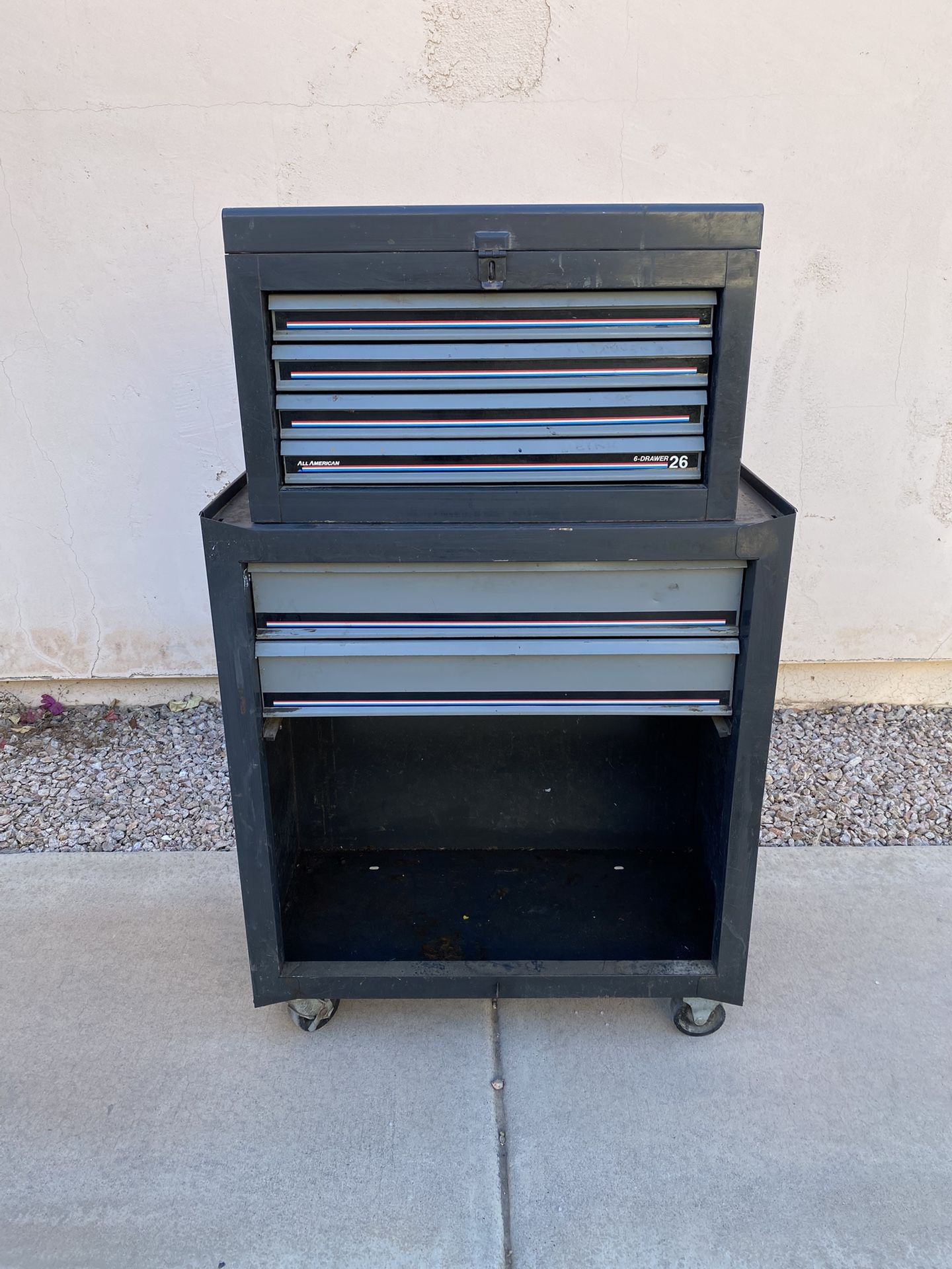 Small Tool Box 45”H 26.5”W 14”D For Sale
