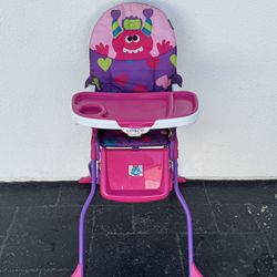 LIKE NEW BABY MONSTER HIGH CHAIR!!!