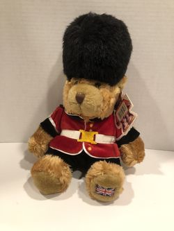 Genuine Keel toys Beefeater queens palace guard plush bear