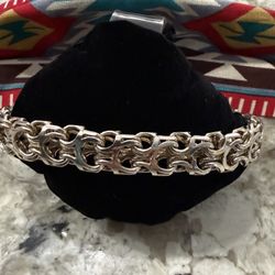 Hand Made .999 Fine Silver Bracelet 