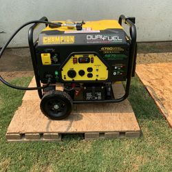 ChampionDual Fuel Generator Propane/Gas 4750/3800Watts 