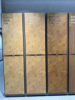 Wood look tile geometry 600x1200 interior decoration