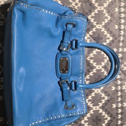 Micheal Kors Blue Purse. 