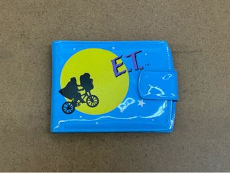 1982 UNIVERSAL City STUDIOS Inc. “E.T. The Extra-TERRESTRIAL” Vinyl WALLET 👀 (please read description)