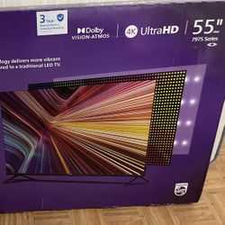 Philips Roku TV  55'  !New!
