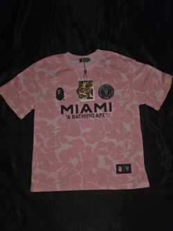 BAPE x Inter Miami CF Camo T-Shirt, Pink, Size S, M, L & XL