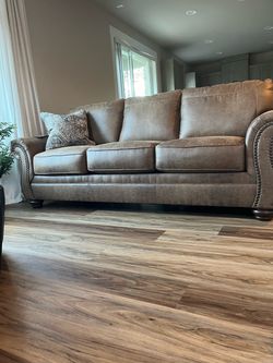 Faux Leather Sofa/Couch